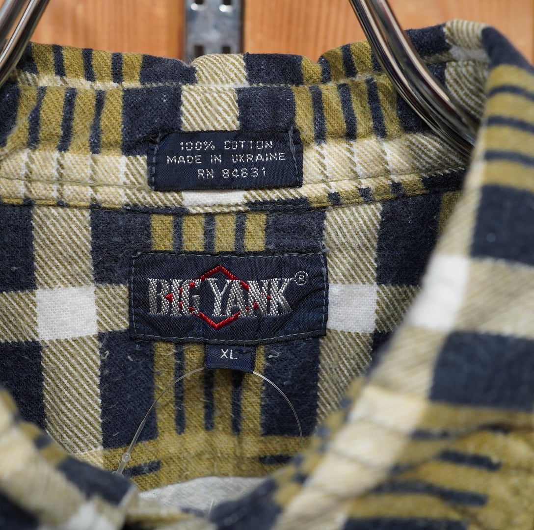 big yank ビッグヤンク プリントネルシャツ XL | 古着屋youth vintage