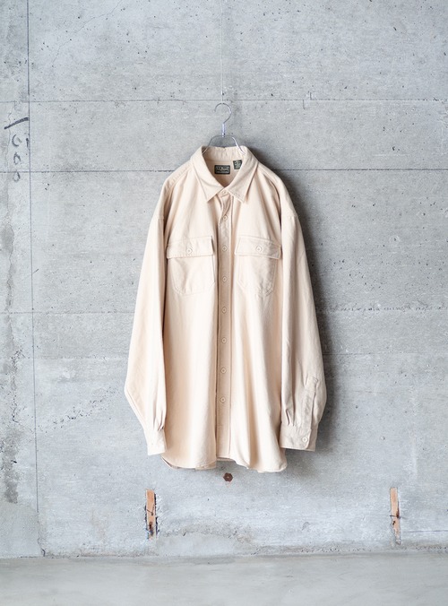 "L.L.Bean" 1990s Chamois cloth shirt