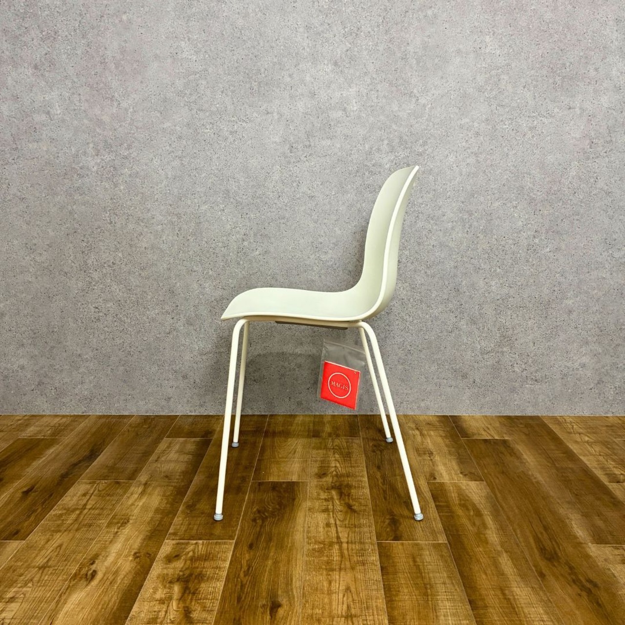 MAGIS SUBSTANCE steel legs Chair SD5041 white × white マジス サブスタンス スティール レッグス チェア ホワイト × ホワイト デザイナーズ家具 保証あり【未使用品】【250サイズ】