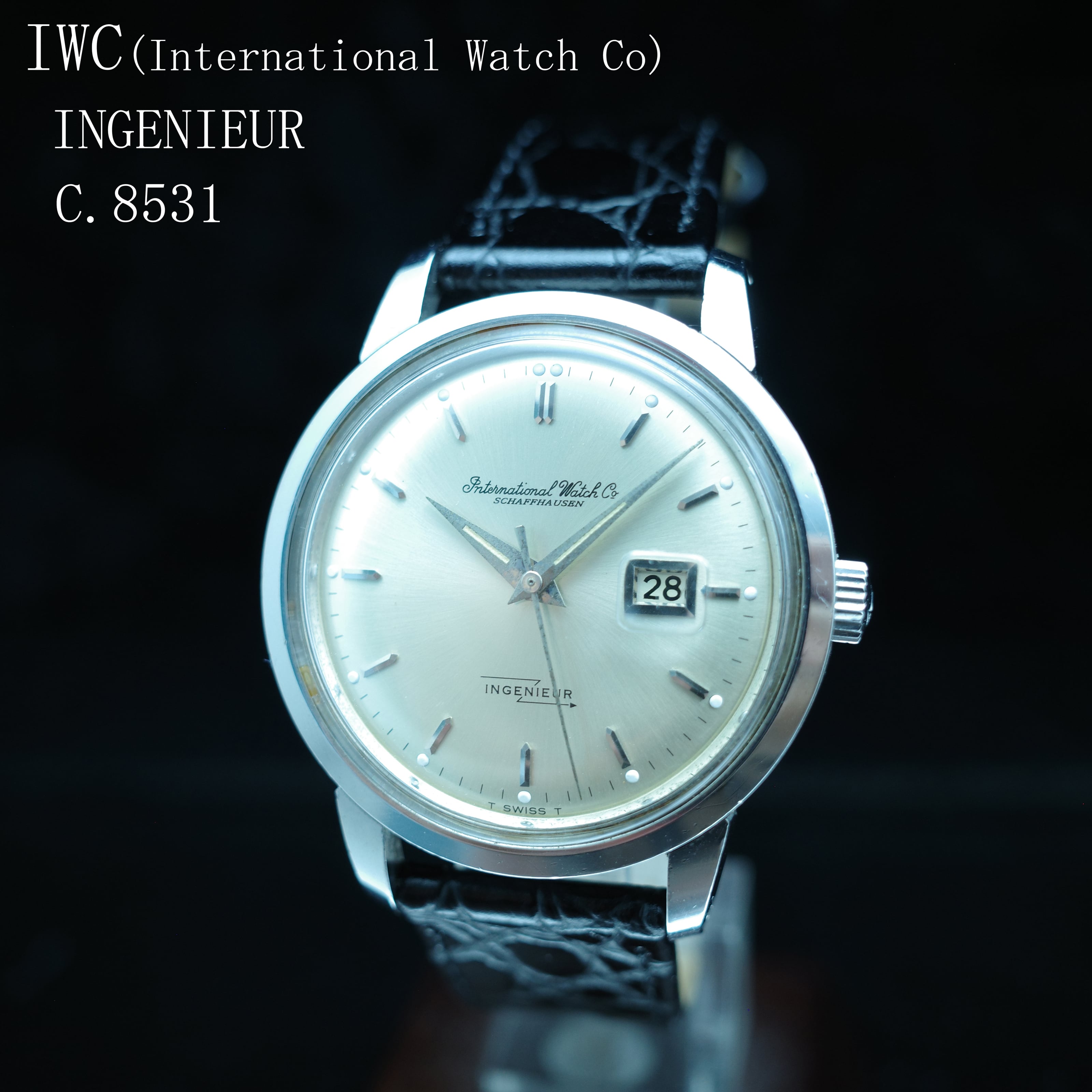OH済】IWC シャフハウゼン アンティーク1961年製 C853 希少35mm SS