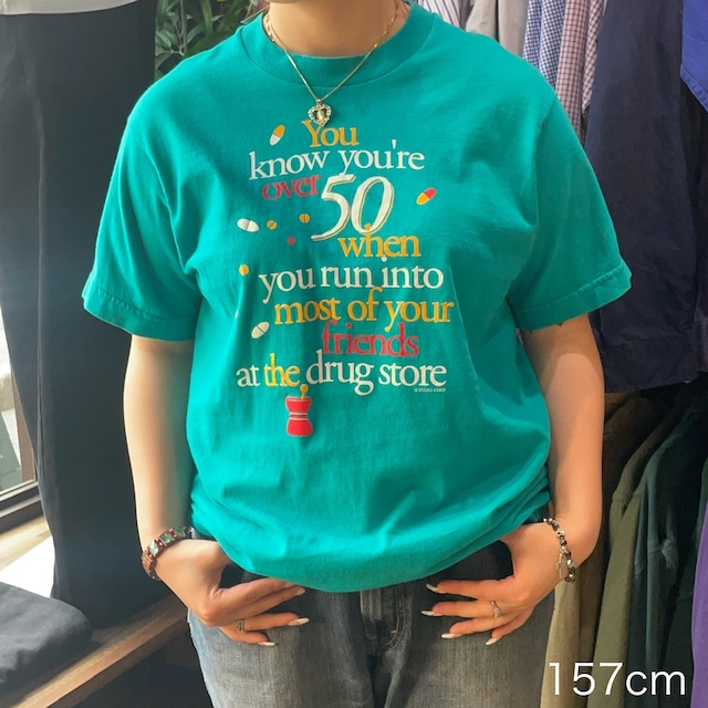 【90's】【Made in USA】FRUIT OF THE LOOM   半袖Tシャツ　M   コットン100%   プリント　Vintage