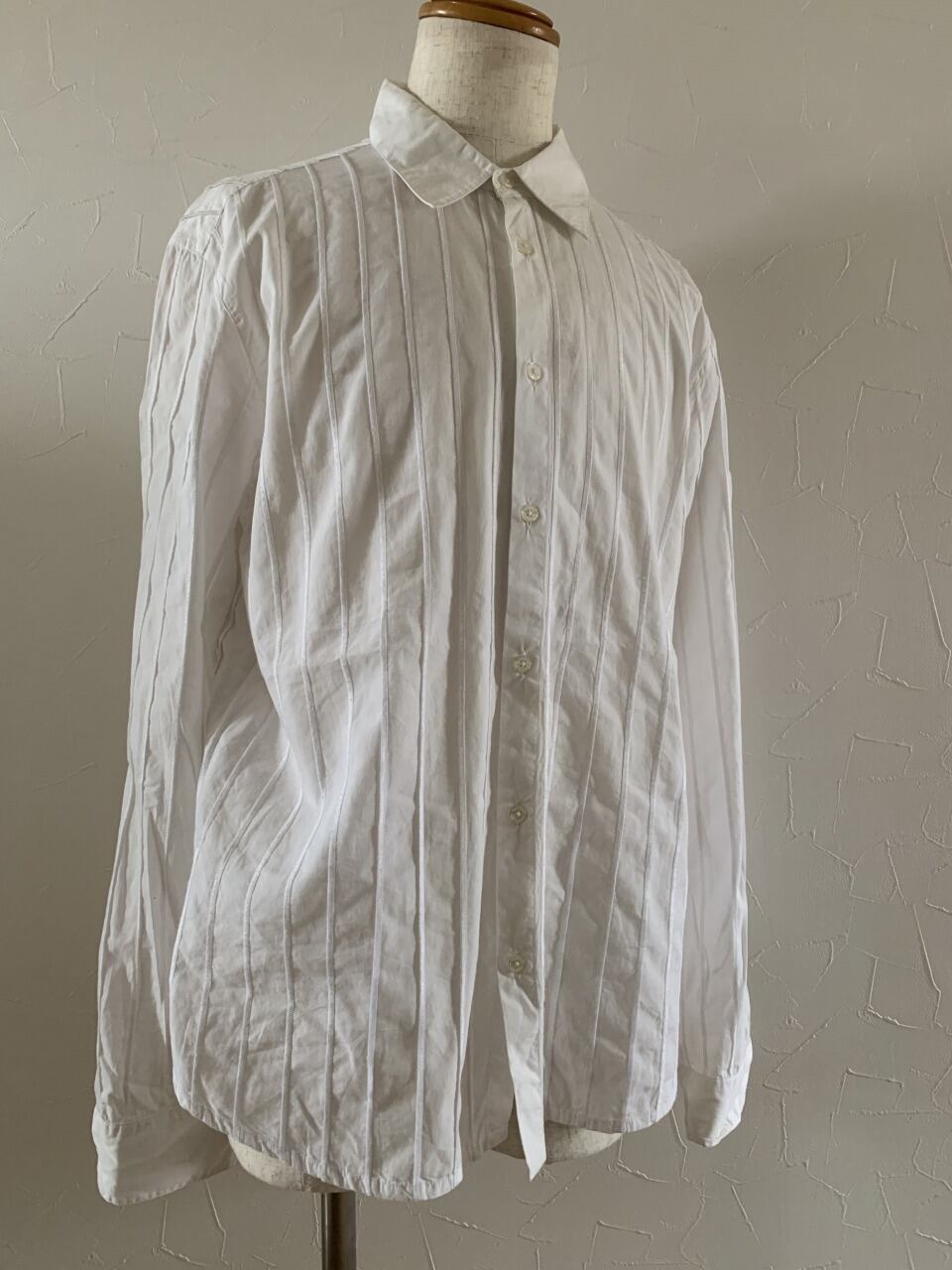 Seam Design Long Sleeve Shirt "ARMANI EXCHANGE"