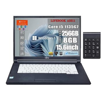 中古良品ノートパソコン Windows11+office 富士通 AH77/H core i7 