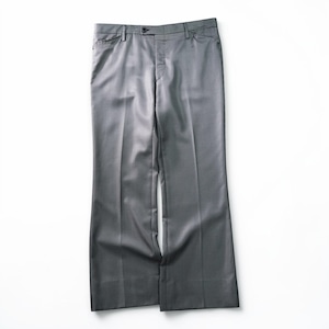”GUCCI” silk-wool houndstooth flare slacks "made in ITALY"