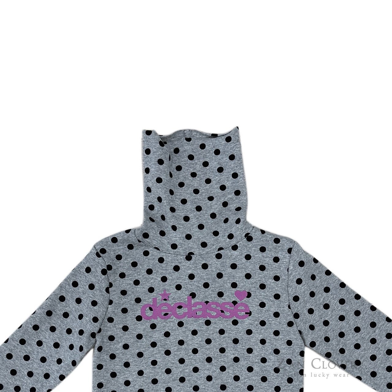 ZAN CLOVER［取寄］dot high neck tee 26winter