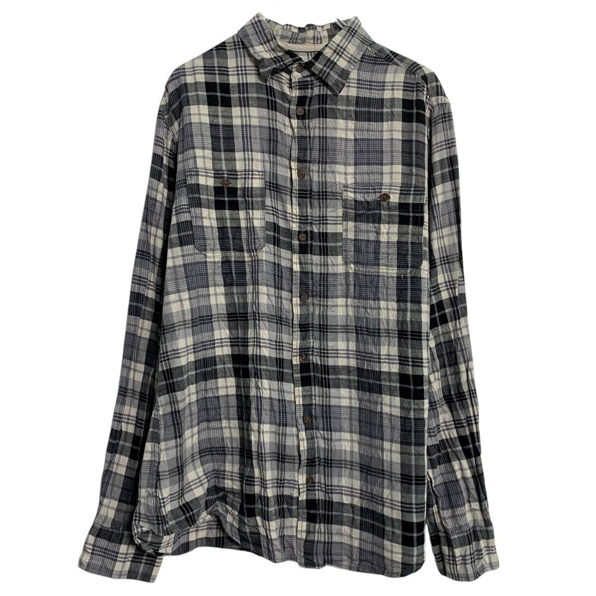 j常田大希SEVEN BYSEVENセブンバイセブン ウールチェックシャツ 常田大希】SEVEN BY SEVENセブンバイセブン ウール チェックシャツ