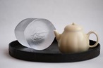 王承龍 Wang Chenglong - オブジェクト-居待ち月 glass obejct