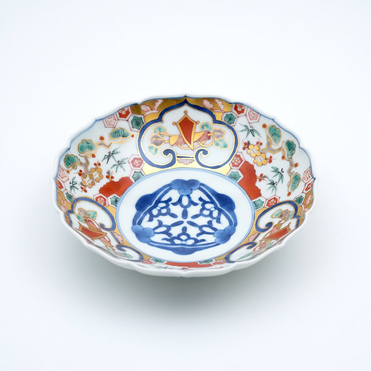 【忠佐伯さん専用】古伊万里の伝統　名窯　染付松竹梅章魚唐草文　大明成化年製　大皿 3f1fb1694f47180275cf0026df4041