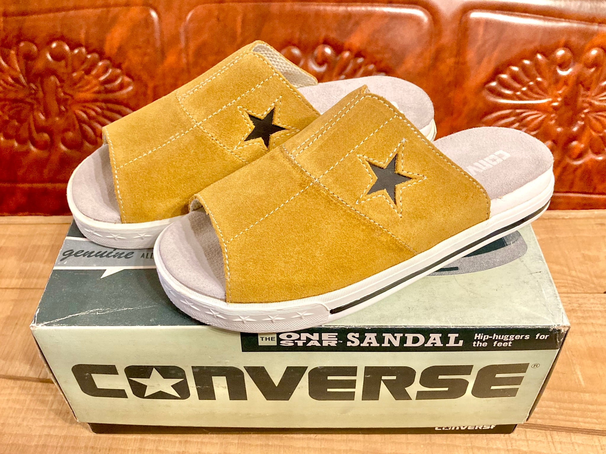 converse（コンバース） ONE STAR SANDAL（ワンスター サンダル） スエード マスタード 4 23cm 208 |  freestars powered by BASE