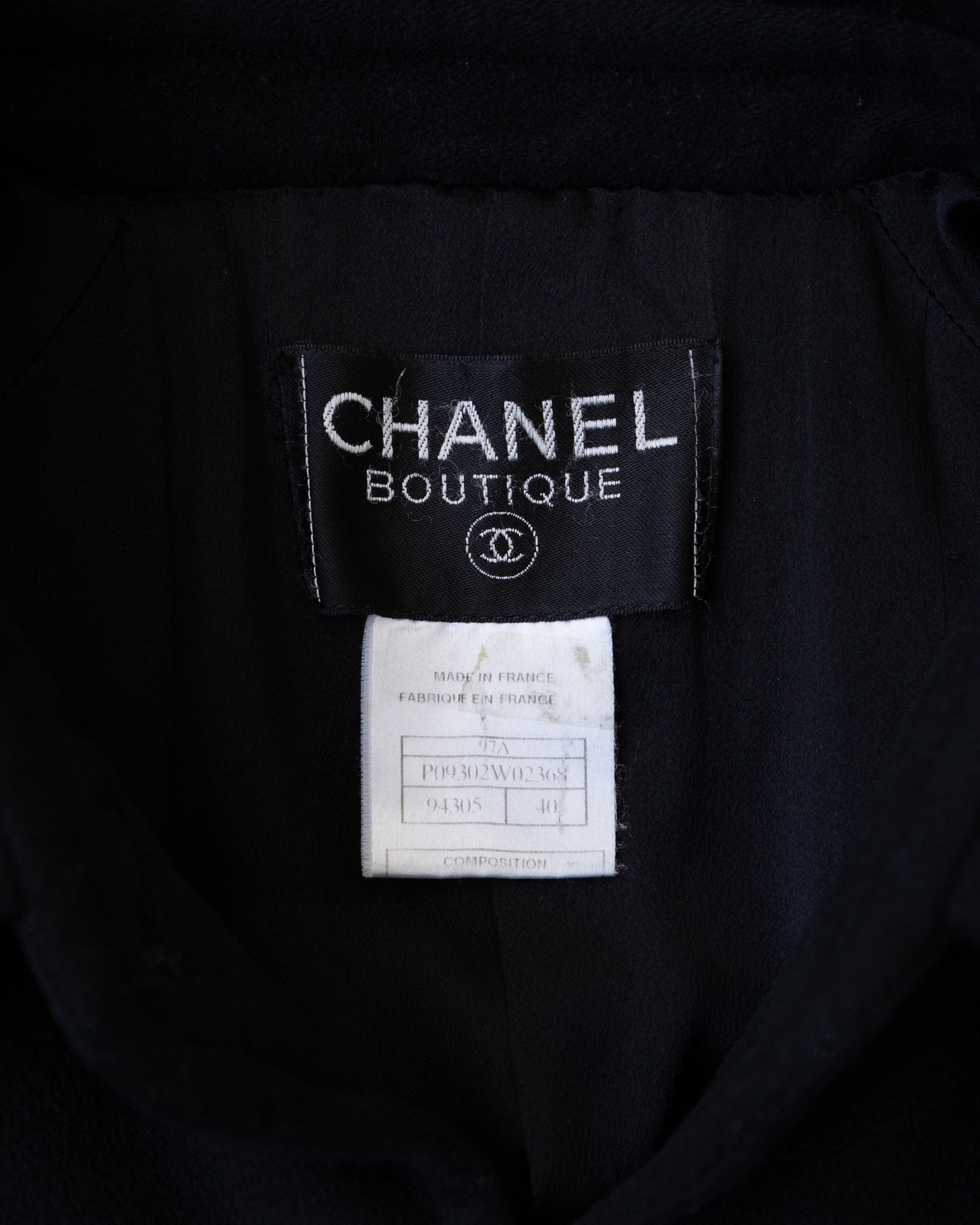 〈CHANEL〉Wool Coat P09302 W02368