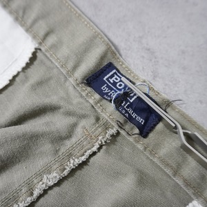 80s〜 初期型 USA製 Polo by Ralph Lauren POLO CHINO sage [W33L33相当] 古着