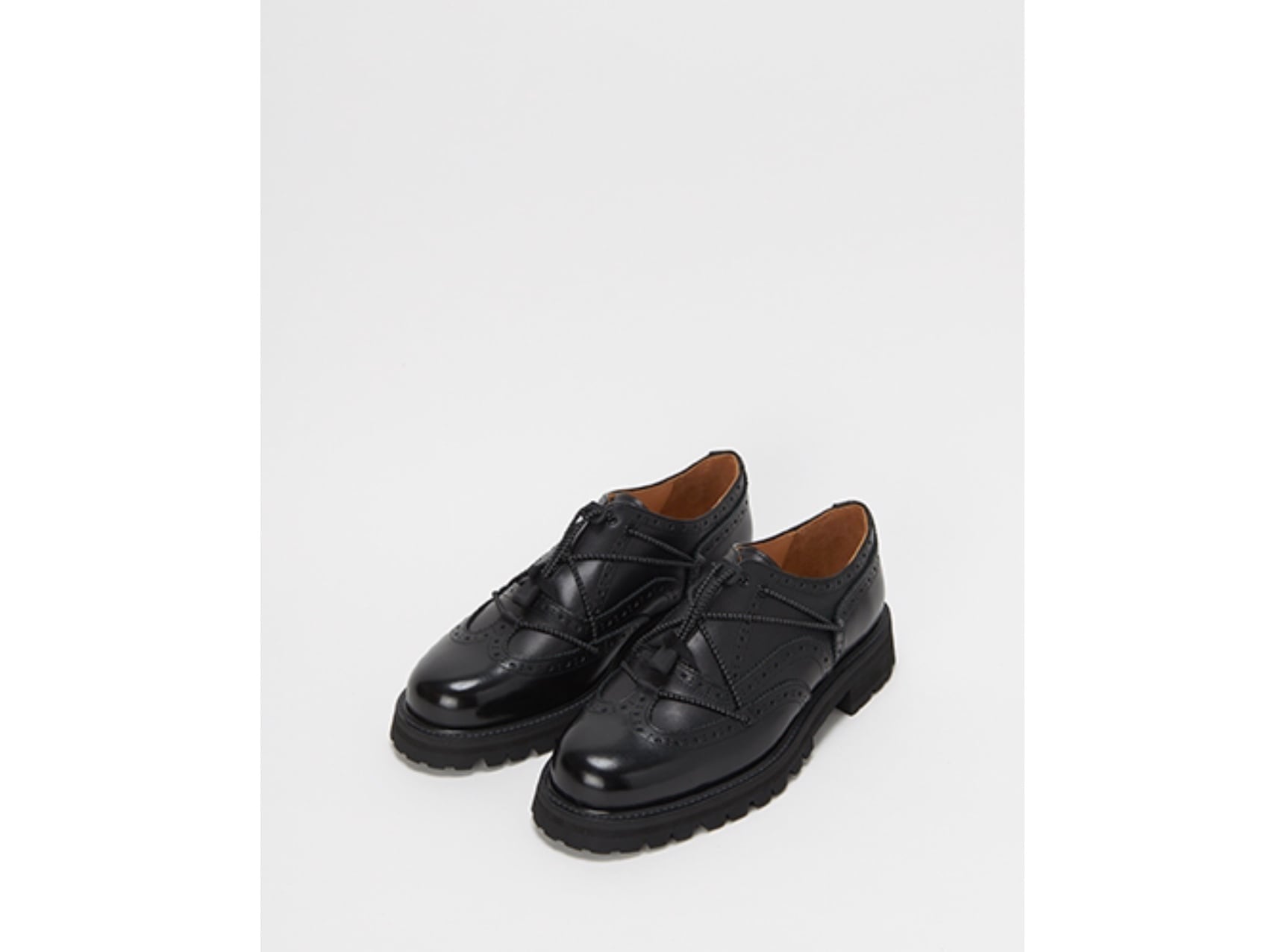 Hender scheme “ code tip smooth “ black | Lapel online store