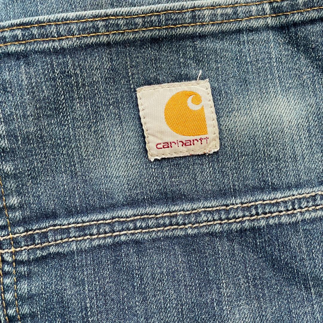 20s メキシコ製 デニム ダブルニー Carhartt カーハート 38×32 | ib2