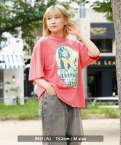 ◆ガールプリント ピグメントTシャツ◆sb-g1250342n