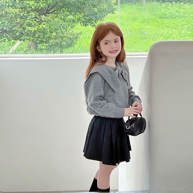 【即納/ﾗｽﾄ1枚110】ribon collar tops