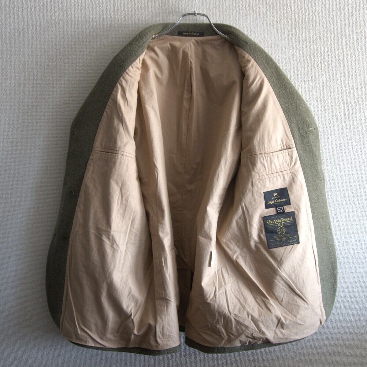 ビッグサイズ】 NIGEL CABOURN【MALLORY JACKET Harris Tweed】52