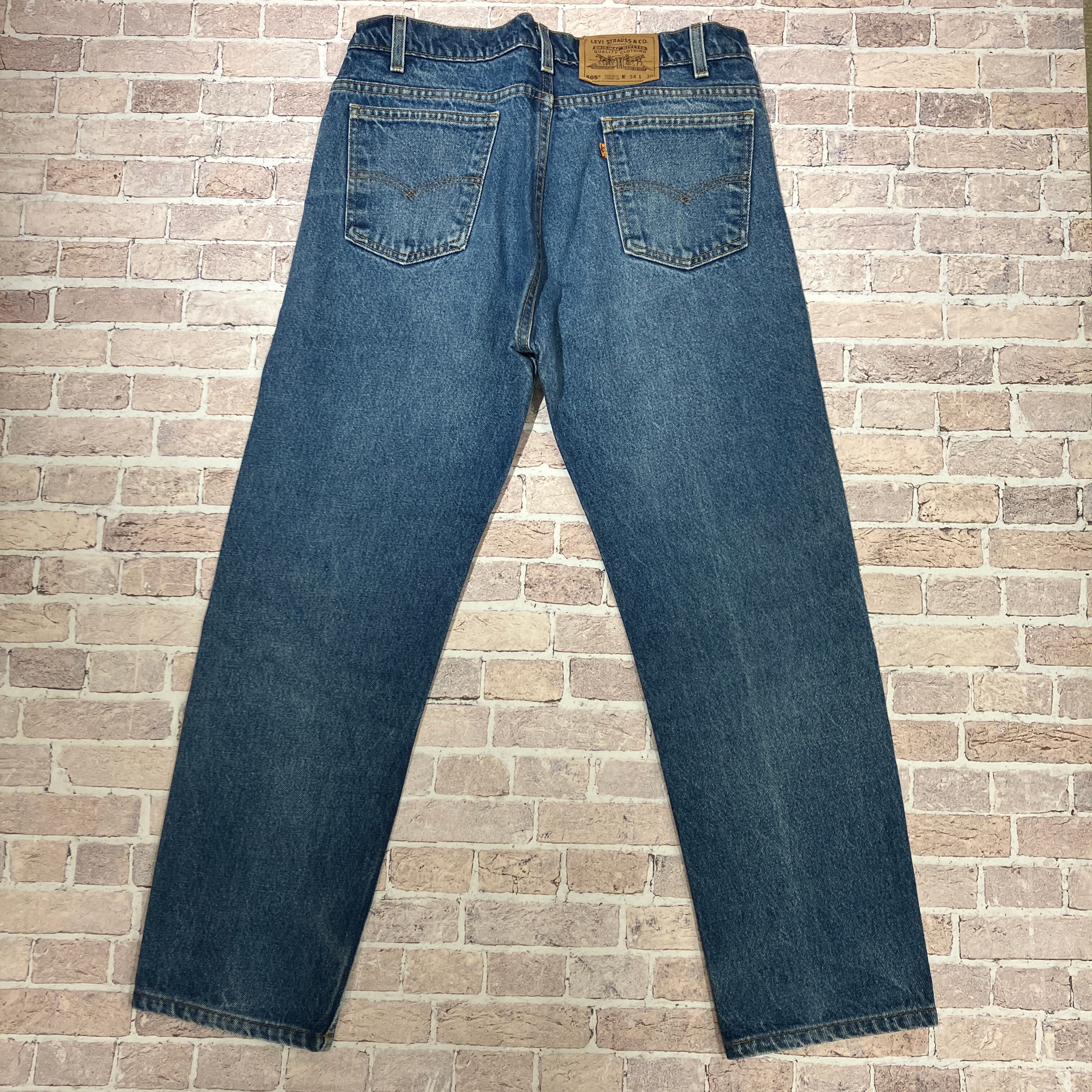 LEVI'S 505 DENIM PANT 実寸W34 L28.5 | safarionline