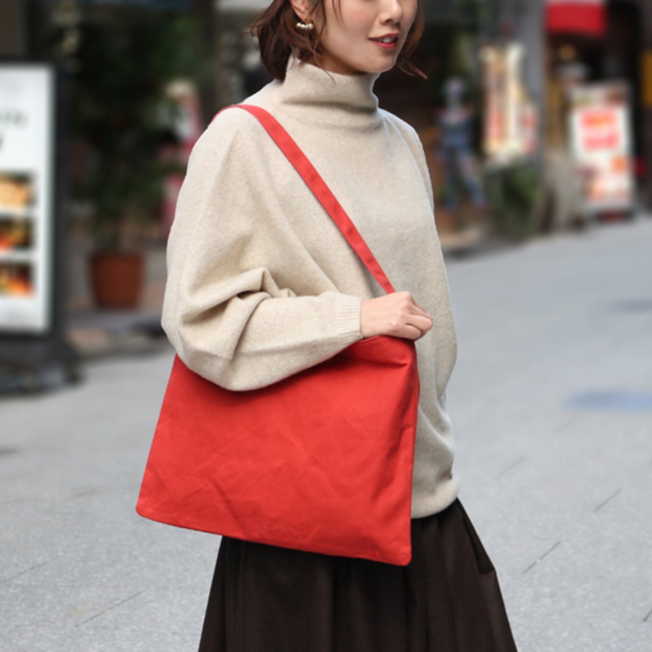 アトリエ ペネロープ ワンショルダー バッグ 黒 PENELOPE 新品未使用 ateliers PENELOPE Plain One-Shoulder【ANGERS Original】 | ANGERS