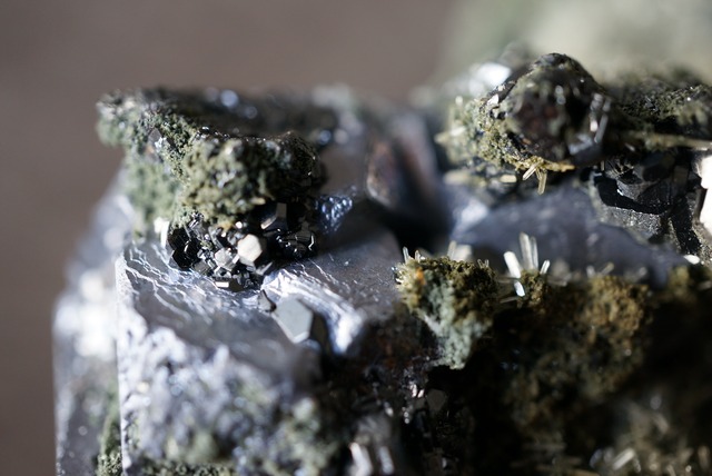 ガレナ/クローライト/クォーツ 　Galena/Chlorite/Quartz 943