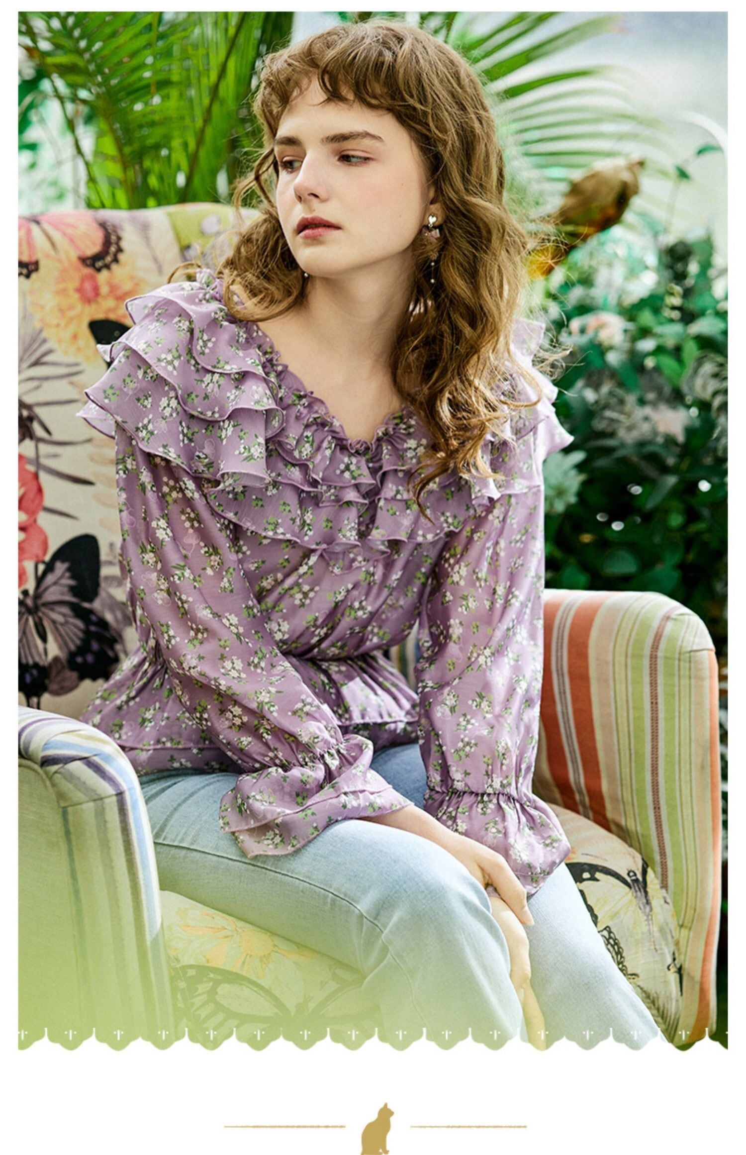 パープル 紫 ブラウス 花柄 フラワー | LOVEYsmileSHOP パープル 紫 ブラウス 花柄 フラワー | LOVEYsmileSHOP