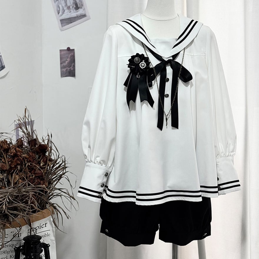 皇子系ロリィタ 少年装 男装 3点セット プリンス セーラー服 かぼちゃ