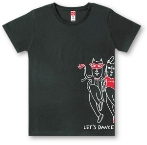 #416 Tシャツ LET'S DANCE/BLK