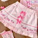 ゆめかわ♡ぷちリボン付きいちごミニスカート　suka6