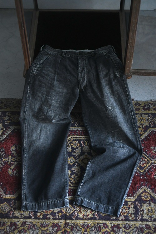 OUTIL / PANTALON MAGLIOC (FADED BLACK REPAIR)