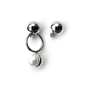 HALF MOON／Earrings  Silver