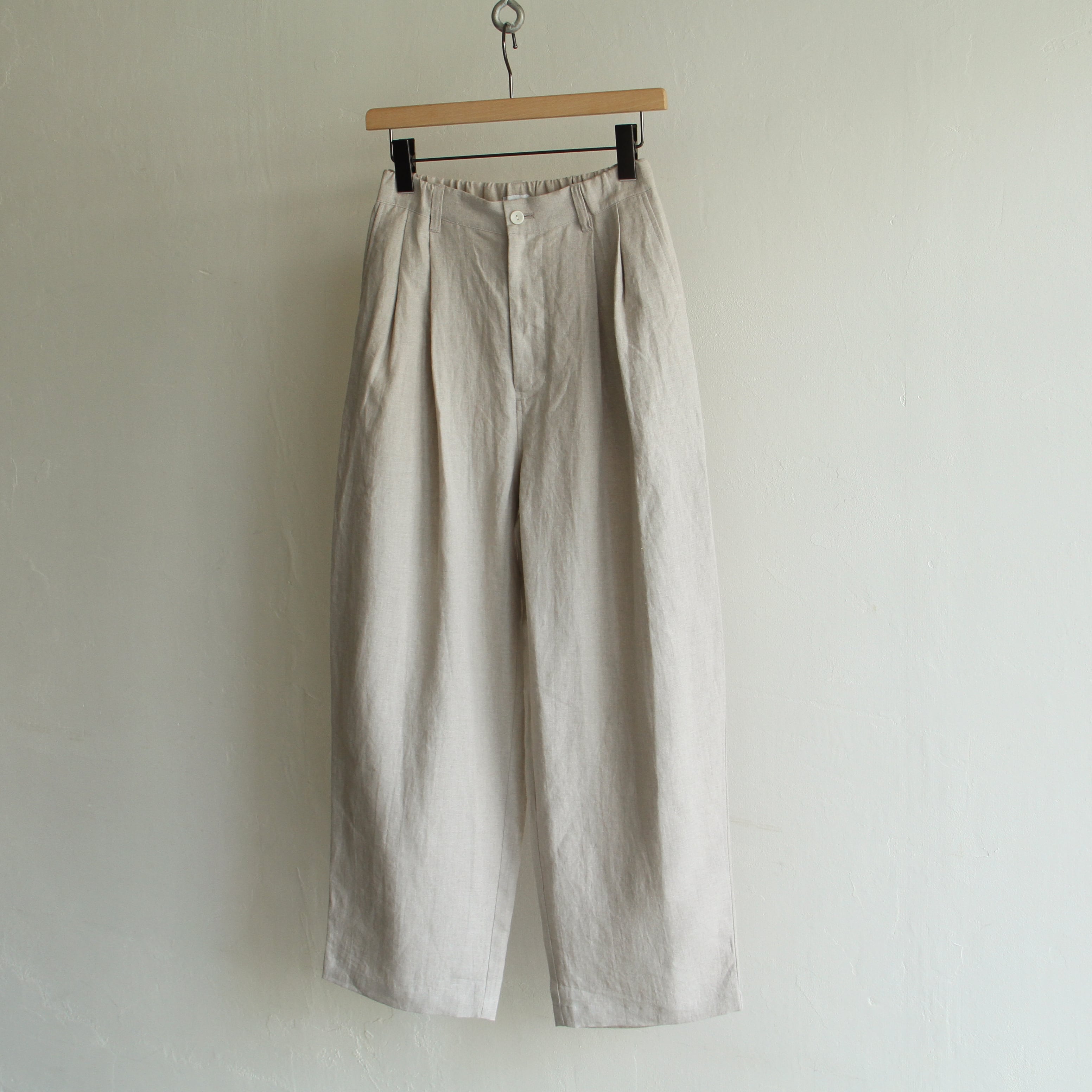 STILL BY HAND WM Linen wide pants | Terminal
