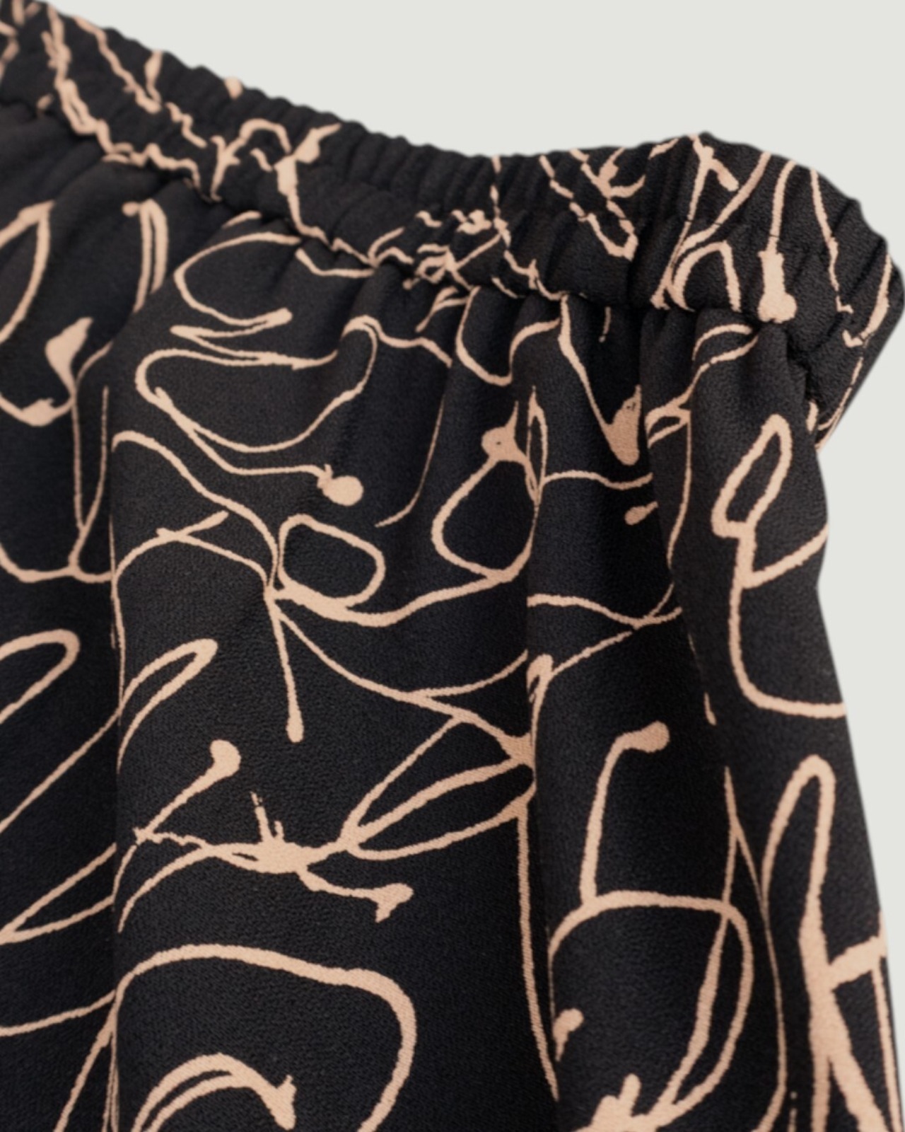 【古着】 ”LESLIE FAY” 総柄フレアスカート - 4