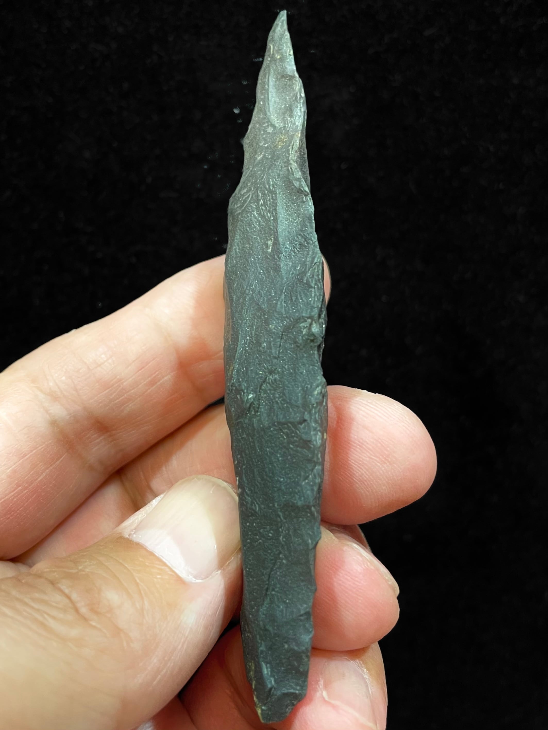 サヌカイト　石器 磨製　２３０７２１－２ 6) サヌカイト(石器加工) | レムリアの太陽