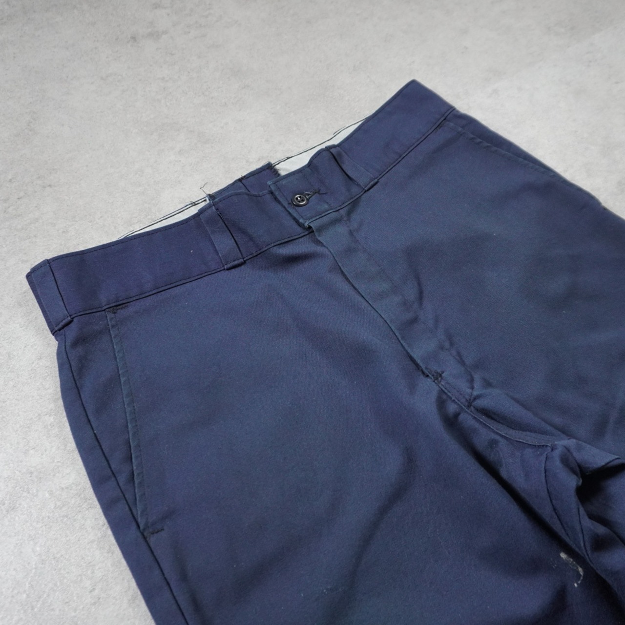 90s Dickies Industrial Wear work pants "made in USA" navy W33L31 古着 - 4
