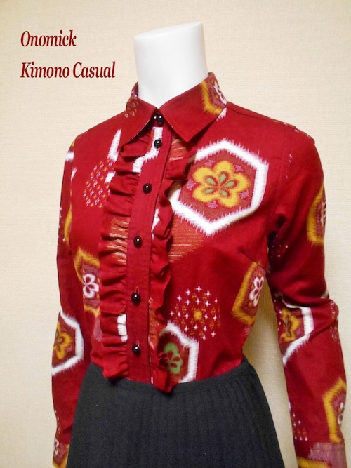 着物ブラウス Kimono Blouse LS-280/M