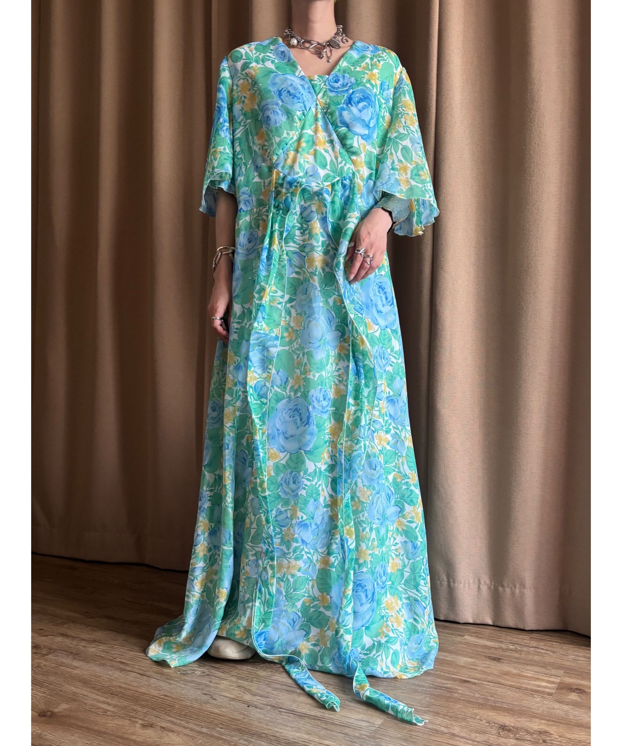 Ronner MODELL floral sheer import dress-4812-7