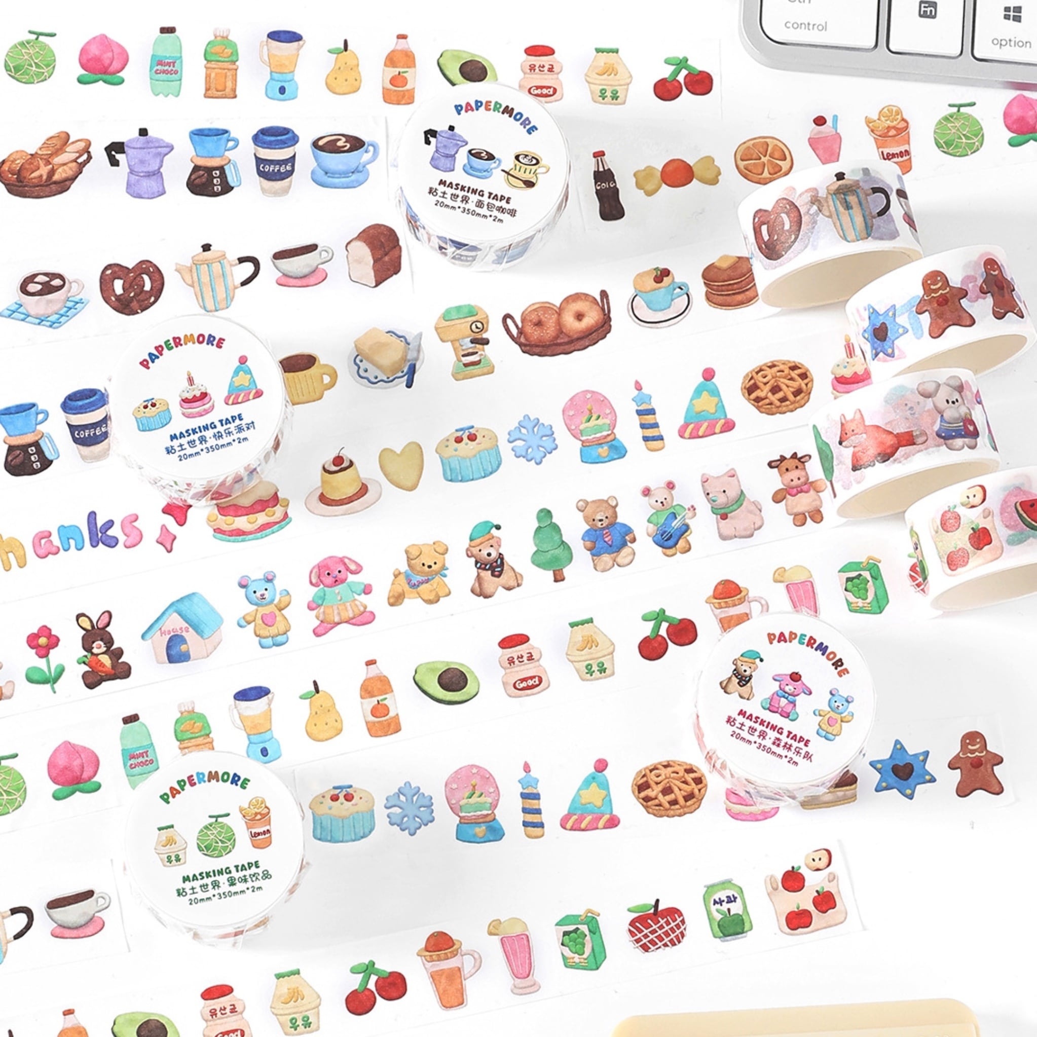 海外作家マスキングテープ39巻セット　OnlyTwo 閣樓日　Lovely徐徐 ⑤♡海外マステ♡ Pion さん frame 模造紙の通販 by マステ・紙