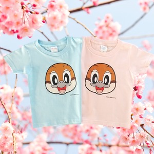 もずやん お花見カラーTシャツ　水色