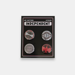 Independent Array 4 Pack Button Badge