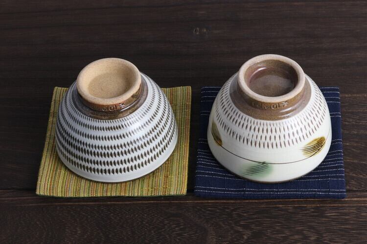 小石原焼 蔵人窯 湯呑み 飛び鉋 Koishiwara-yaki Cup Tobikanna #069