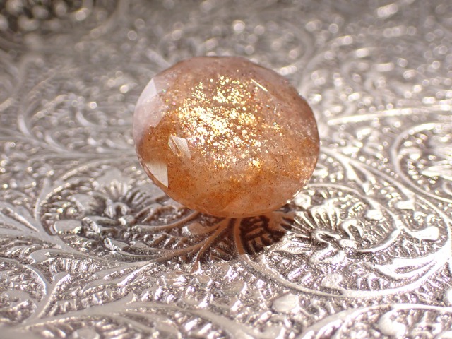 オレンジサンストーン　19.45ct　[C13‐5]