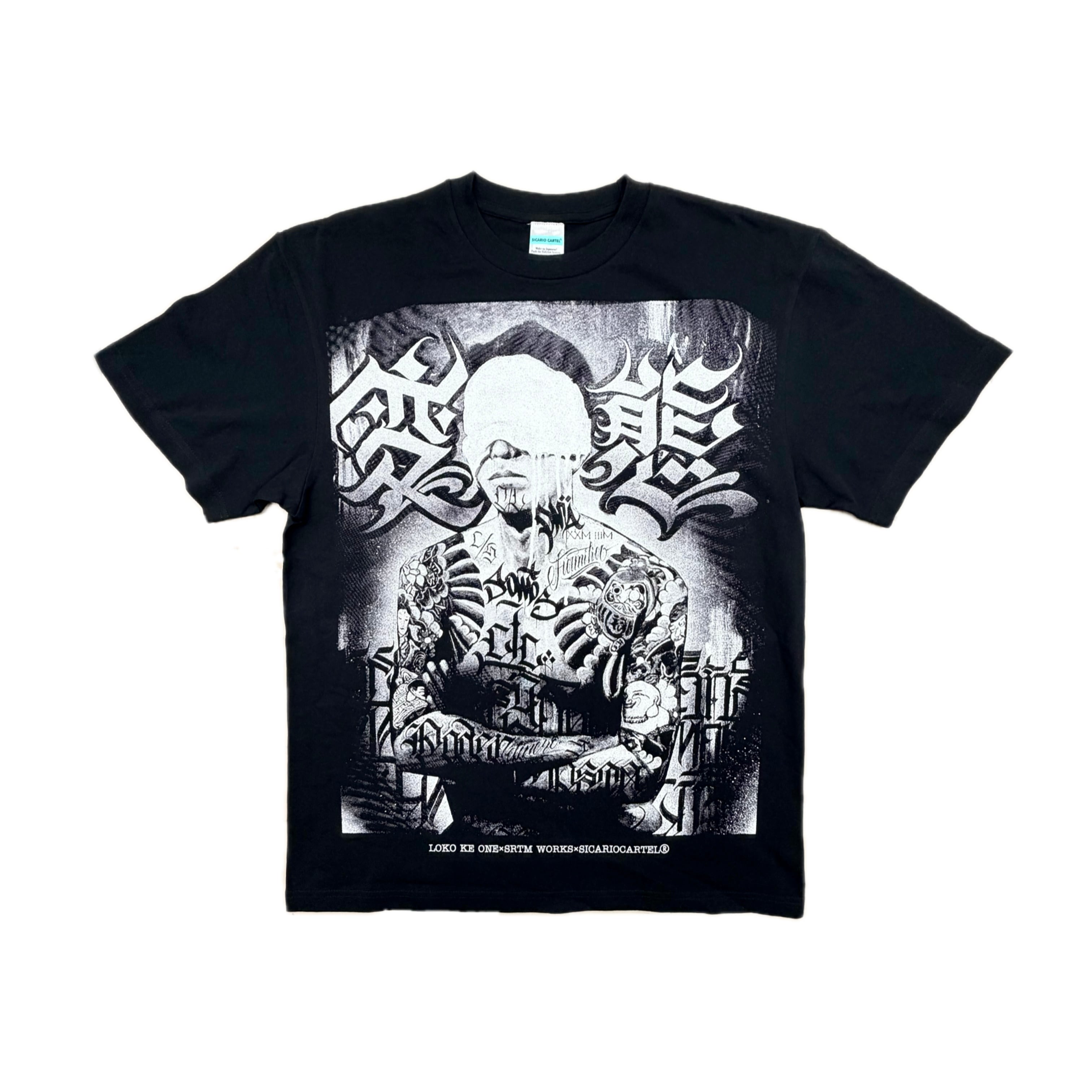 LOKO KE ONE×SRTM “変態”TEE 2ND 黒 | SICARIO CARTEL