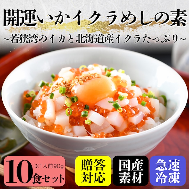 『開運いかイクラめしの素』【10食セット】