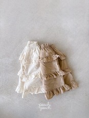 韓国子供服 / 26Autumn / 〖取寄〗peach peach / カスタードスカート / 女子服 / キッズ服 *XS~JS*