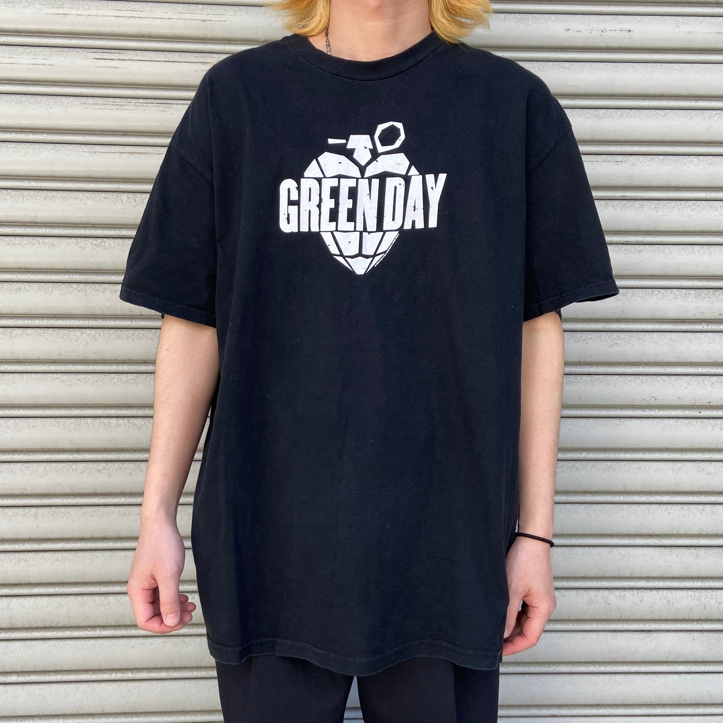 00s GREEN DAY グリーンデイ バンドTシャツ 黒 ロックT | 古着屋 Uan powered by BASE