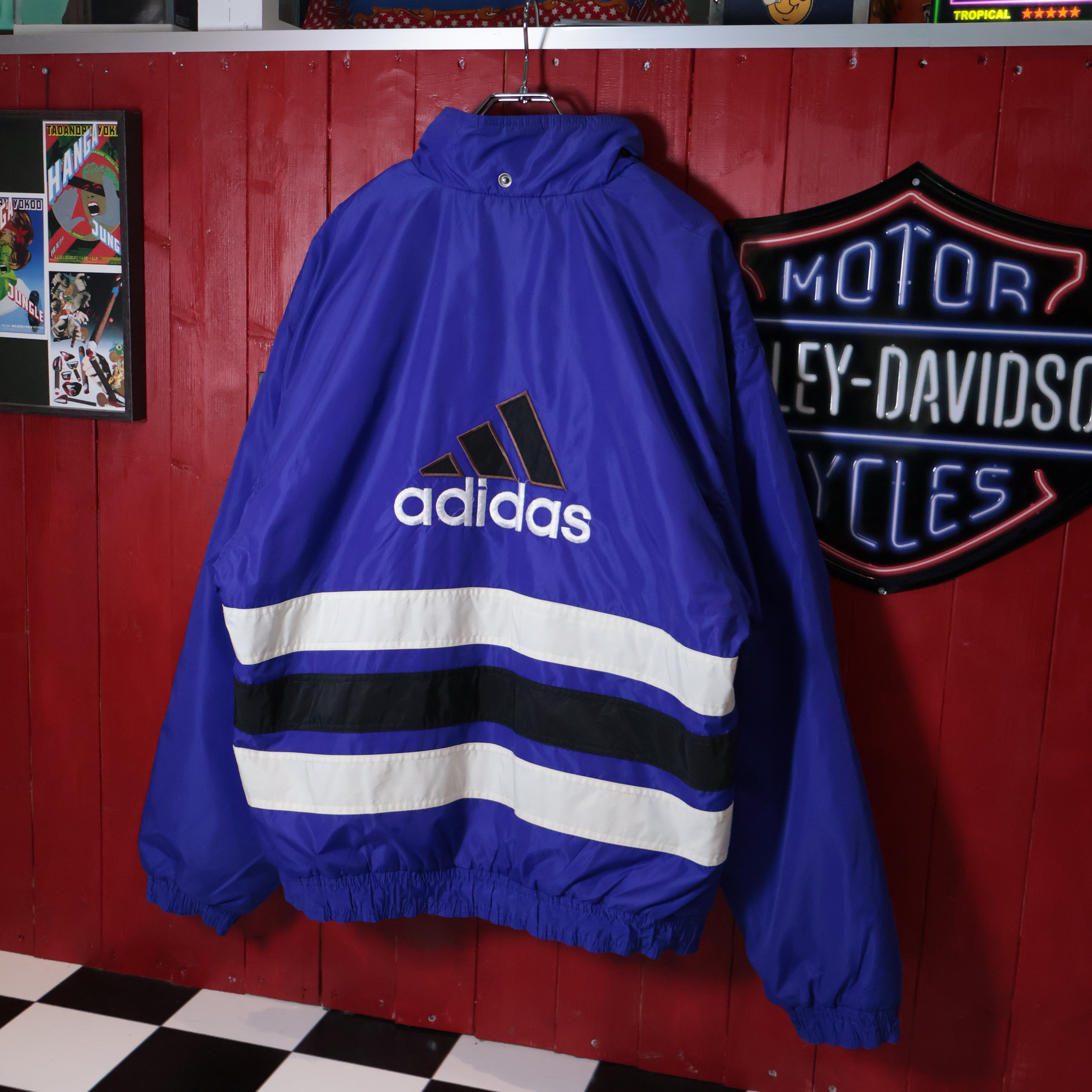 Schott B-15フライトジャケット 短丈 ネイビー ナイロン ショット XL