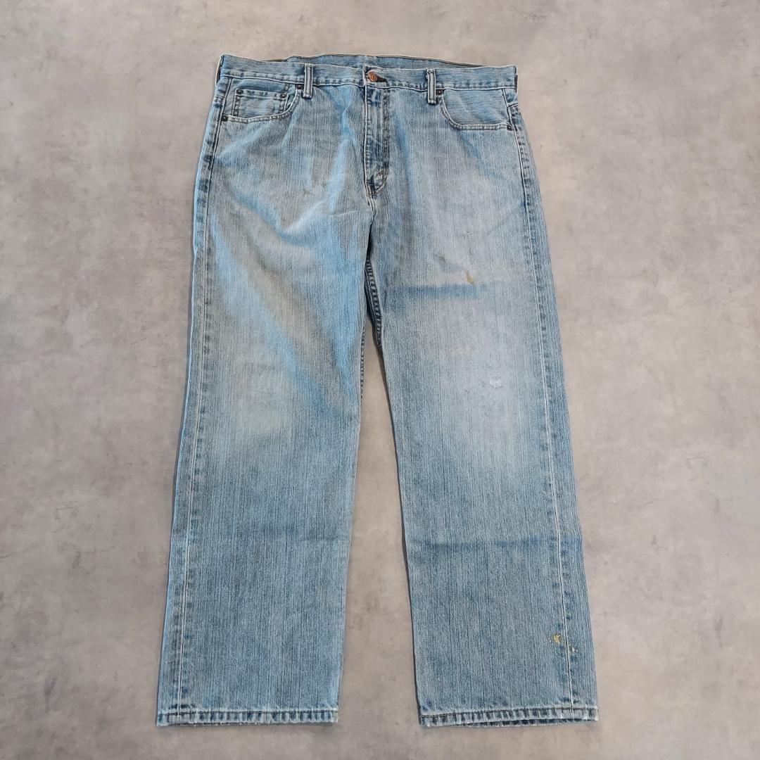 リーバイス569 Levis W36 ワイドバギー 青 古着 ボトム 21445