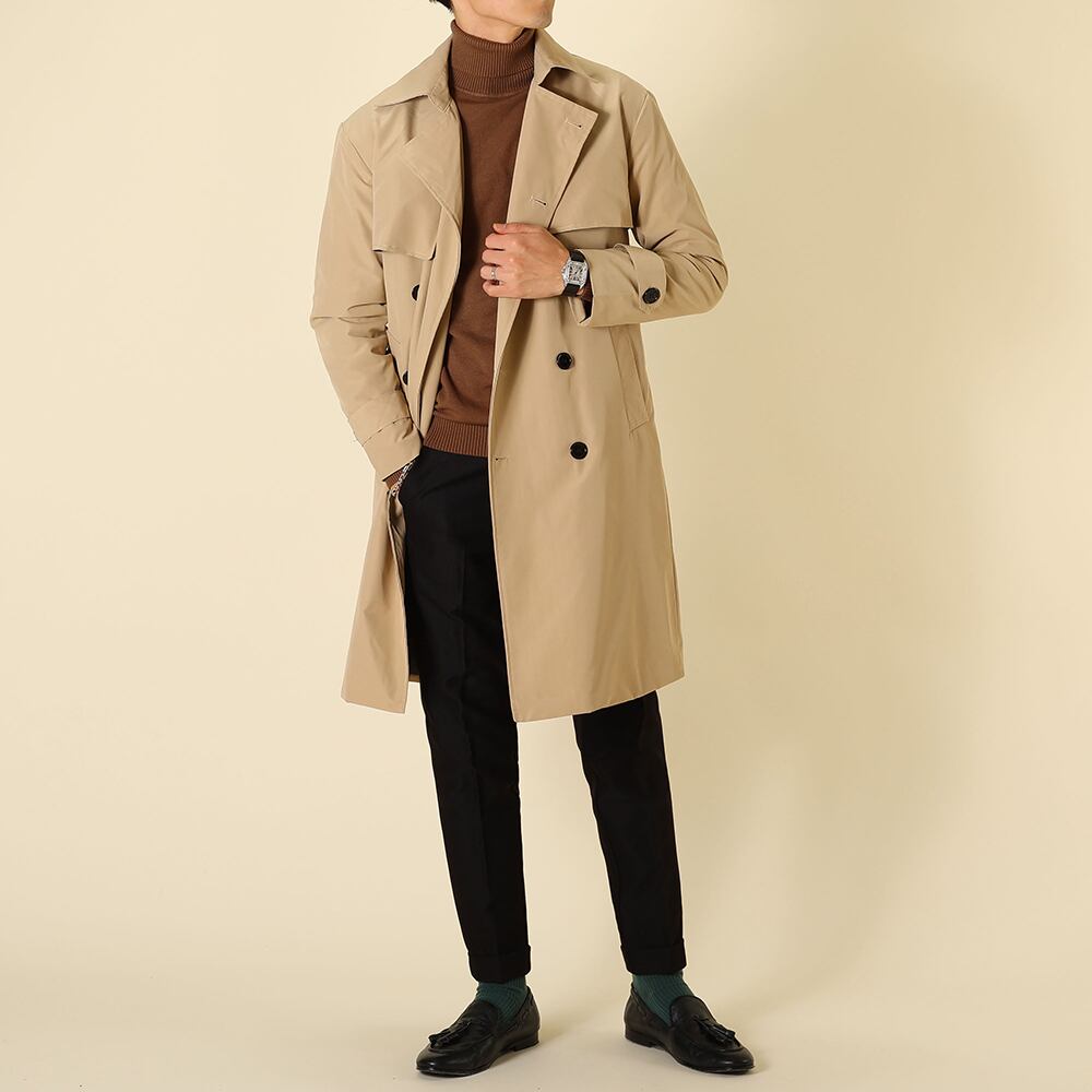 Supreme ベージュ トレンチコート XL チェルト] ウール トレンチ コート, brown | Max Mara