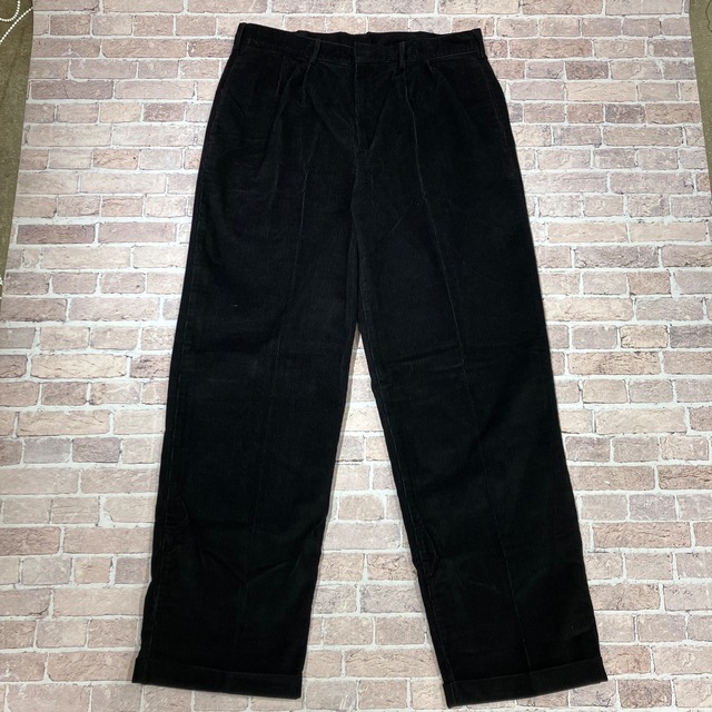 DOCKERS CORDS PANT BLACK W34.5 L32