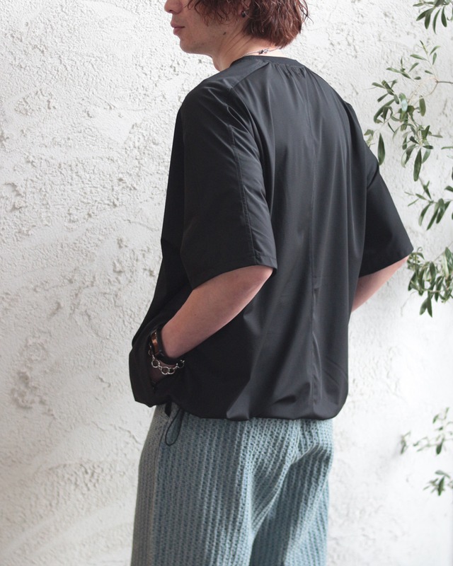 【TMDL】ストレッチナイロン ドルマンTシャツ　(250370)