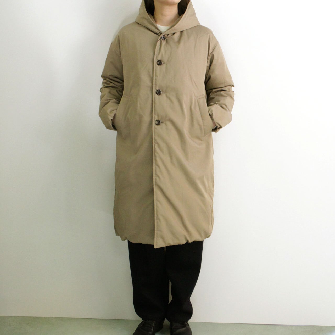 THE LOFTLABO ザ・ロフト・ラボ WIIS HOODED LONG DOWN COAT フード